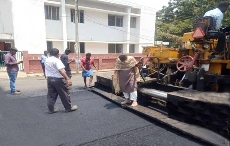  	Road Construction work at Ward No. 60